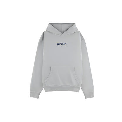 “SKI FOR FUN” LIGHT GREY OVERSIZED HOODIE